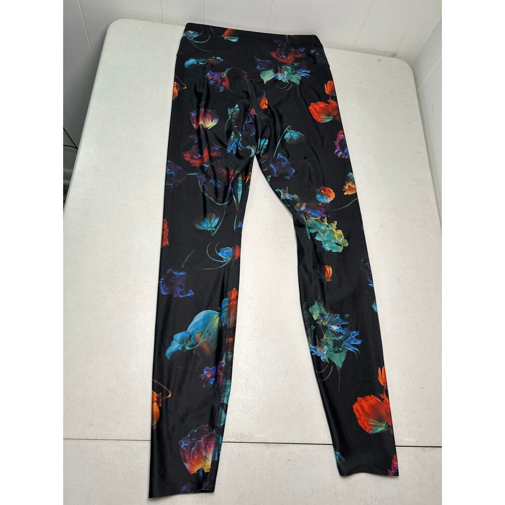 Nike Black Floral Print Leggings - Picture 3 of 6